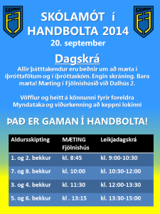 Skólamót í handbolta