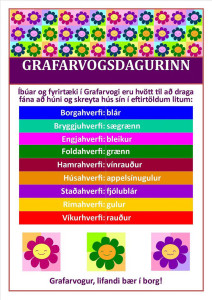 Litirnir fyrir Grafarvogsdaginn